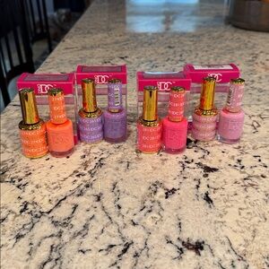 NEW Daisy DND DC Nail Gel & Lacquer 4 Pack Bundle